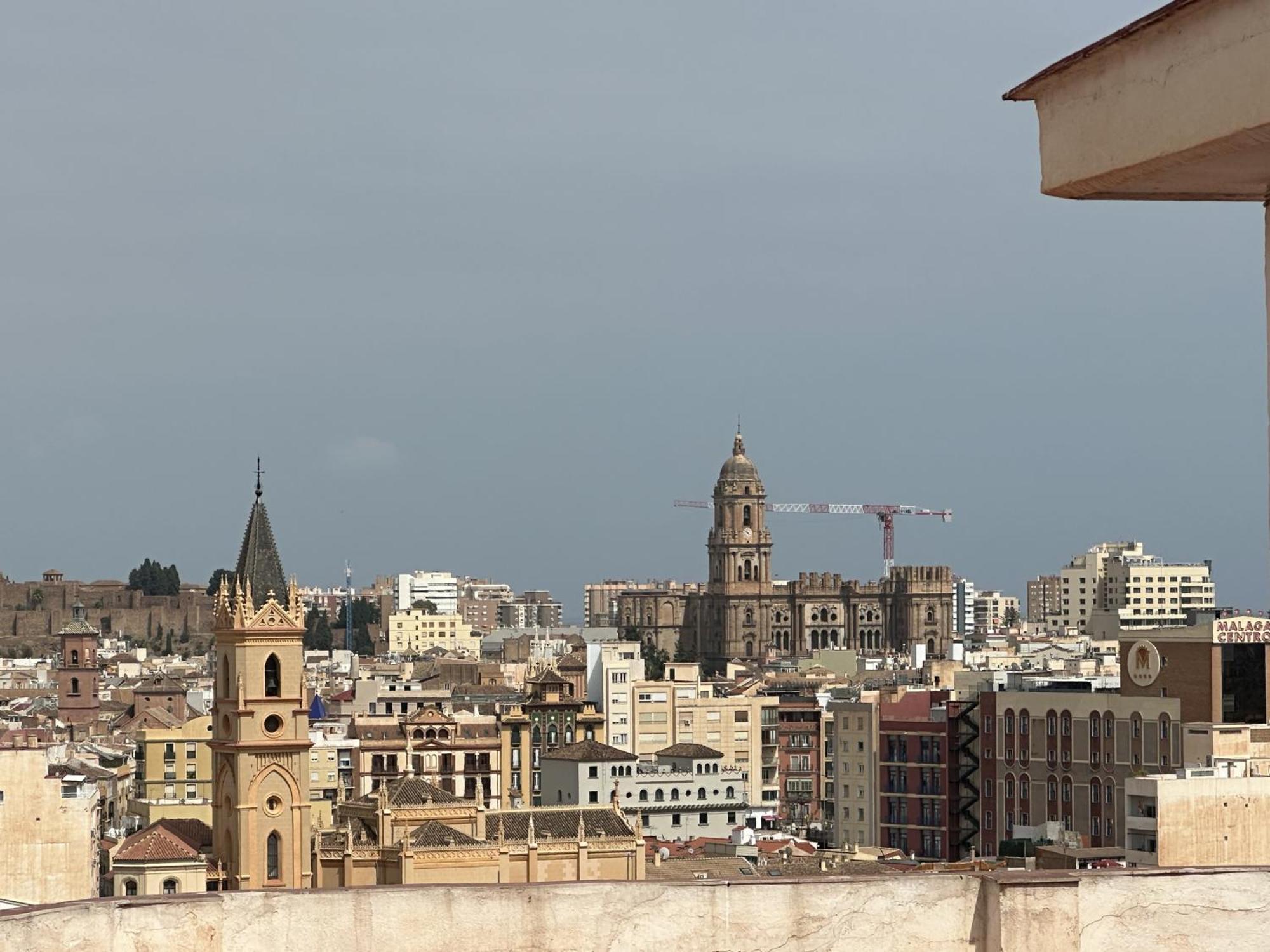 Ferienwohnung Atico Plaza Bailen Malaga Centro Exterior foto
